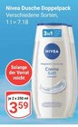 Dusche Doppelnack im Angebot bei GLOBUS in Erlangen Dusche Doppelnack Angebote von Nivea bei GLOBUS Erlangen für 3,59 €