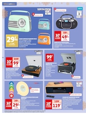 Promos Radio Cd dans le catalogue "Réveillons Noël : Tout l'électronique à prix magiques" de Auchan Hypermarché à la page 34