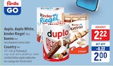 famila Nordost - kinder duplo, duplo White, kinder Riegel 10er, bueno Angebot im Prospekt kinder duplo, duplo White, kinder Riegel 10er, bueno bei famila Nordost im Prospekt "" für 2,00 €