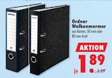 Ordner Wolkenmarmor von novooo. im aktuellen Mäc-Geiz Prospekt