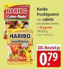 Haribo Fruchtgummi oder Lakritz Angebot in Selmsdorf Haribo Fruchtgummi oder Lakritz im aktuellen Prospekt bei famila Nordost in Selmsdorf