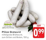Pfälzer Bratwurst bei EDEKA im Klingenmünster Prospekt für 0,99 €
