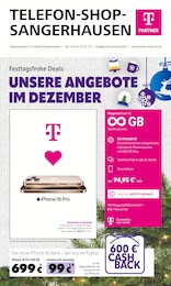 Telefon Shop Sangerhausen Prospekt für Eisleben (Lutherstadt): "Festtagsfrohe Deals: UNSERE ANGEBOTE IM DEZEMBER", 12 Seiten, 04.12.2024 - 31.12.2024