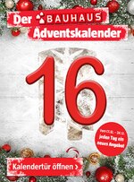 BAUHAUS Prospekt "Der BAUHAUS Adventskalender", 1 Seiten, für Erkrath, 16.12.2019 - 16.12.2019 BAUHAUS Prospekt "Der BAUHAUS Adventskalender", 1 Seiten, für Erkrath, 16.12.2019 - 16.12.2019