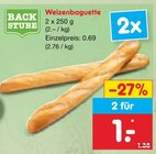 Weizenbaguette bei Netto Marken-Discount im Prospekt "" für 1,00 €