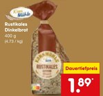 Rustikales Dinkelbrot im Angebot bei Netto Marken-Discount in Ettlingen Rustikales Dinkelbrot Angebote bei Netto Marken-Discount Ettlingen für 1,89 €