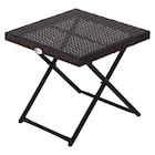 Outsunny Gartentisch braun Metall B/H/L: ca. 40x40x40 cm für 24,99 € bei POCO im Angebot Outsunny Gartentisch braun Metall B/H/L: ca. 40x40x40 cm im aktuellen POCO Prospekt