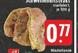 Schweinenackensteaks mariniert bei EDEKA im Prospekt "" für 0,77 €
