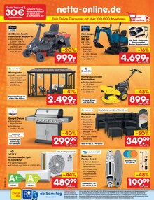 Rasenmäher im aktuellen Netto Marken-Discount Prospekt (Jena) Rasenmäher im Netto Marken-Discount Prospekt "Aktuelle Angebote" mit 60 Seiten (Jena)