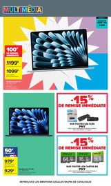 Promos Clé Usb dans le catalogue "L'ÉTÉ À LA PLAGE, LA RENTRÉE À LA PAGE." de Carrefour Clé Usb en promo dans le catalogue Carrefour à la page 32