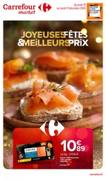 Prospectus Carrefour Market, "JOYEUSES FÊTES & MEILLEURS PRIX" à La Châtre et alentours, 22 pages, 19/12/2024 - 31/12/2024 Catalogue Carrefour Market "JOYEUSES FÊTES & MEILLEURS PRIX" à La Châtre et alentours, 22 pages, 19/12/2024 - 31/12/2024