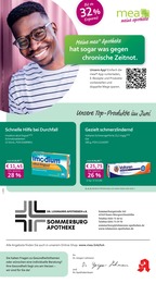 mea - meine apotheke Prospekt für Essen mit 4 Seiten mea - meine apotheke Prospekt für Essen: "Unsere Juni-Angebote", 4 Seiten, 01.06.2026 - 30.06.2026