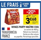 Supeco Bagnères-de-Luchon - Promo Wings Party Promo Wings Party à 3,68 € dans le catalogue Supeco à Bagnères-de-Luchon