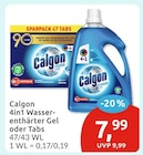 4in1 Wasserenthärter Gel oder Tabs von Calgon im aktuellen budni Prospekt