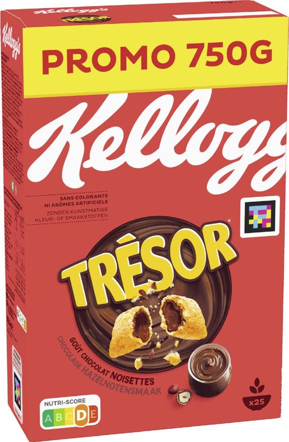Céréales Trésor Kellogg s Chocolat Noisettes