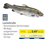 Aktuelles Lachsforelle Angebot bei METRO in Hildesheim ab 10,15 €