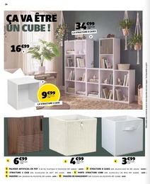 Prix et réduction Panier De Rangement dans le prospectus Gifi en cours Offre Panier De Rangement dans le catalogue Gifi du moment à la page 24