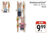 Osterhasen auf Leiter Angebote bei EDEKA Bamberg für 9,99 €
