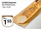 Baguette Mit Pfefferkruste Angebote von Globus bei GLOBUS Trier für 1,55 €
