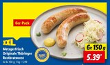 Metzgerfrisch Originale Thüringer Rostbratwurst im aktuellen Lidl Prospekt