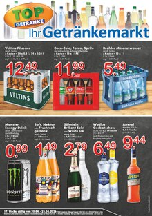 Energydrink im TOP Getränke Prospekt "Aktuelle Angebote" mit 4 Seiten (Düsseldorf)