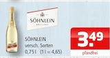 Söhnlein im Angebot bei Getränke Oase in Ahlen Söhnlein Angebote bei Getränke Oase Ahlen für 3,49 €