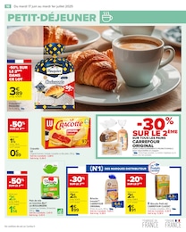 Prix et réduction Croissant dans le prospectus Carrefour en cours Offre Croissant dans le catalogue Carrefour du moment à la page 18