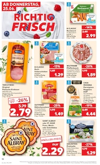 Wurst im Kaufland Prospekt "Hier bin ich richtig" mit 58 Seiten (Fürth)
