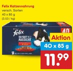 Katzennahrung Angebote von Felix bei Netto Marken-Discount Duisburg für 11,99 €