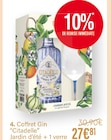 Coffret Gin “Citadelle” Jardin d’été + 1 verre en promo chez Monoprix Six-Fours-les-Plages à 27,81 €