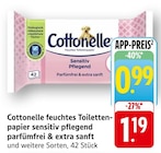 Feuchtes Toilettenpapier Sensitiv Pflegend bei EDEKA im Karlsruhe Prospekt für 0,99 €