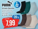 Unisex-Quarter Socken Angebote von Puma bei Kaufhaus Stolz Neumünster für 7,99 €
