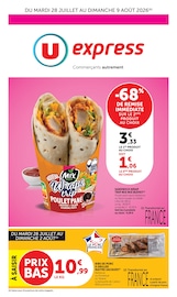 Promos Viande dans le catalogue "U express" de U Express Viande en promo dans le catalogue U Express à la page 1
