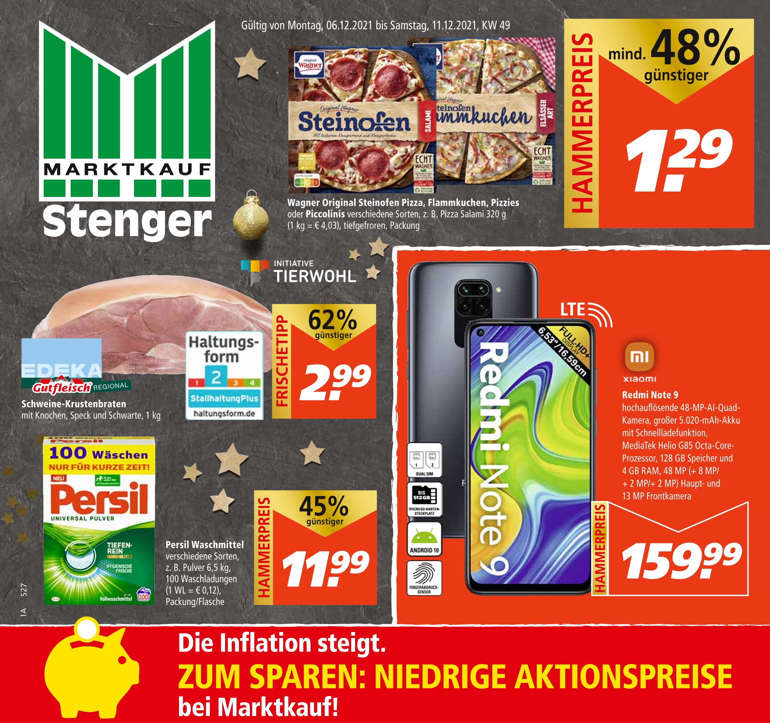 Marktkauf Prospekt für Aschaffenburg mit 48 Seiten Marktkauf Prospekt für Aschaffenburg: "Aktuelle Angebote", 48 Seiten, 06.12.2021 - 11.12.2021