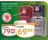 Rucksack Angebote von Fjällräven bei GLOBUS Jena für 69,99 €