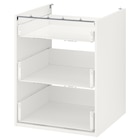 Unterschrank mit 3 Schubladen weiß 60x60x75 cm von ENHET im aktuellen IKEA Prospekt