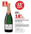 Champagne AOP - ALFRED ROTHSCHILD en promo chez Super U Chambray-lès-Tours à 18,50 €