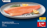 Norwegisches Lachsfilet im Netto Marken-Discount Prospekt Norwegisches Lachsfilet von im aktuellen Netto Marken-Discount Prospekt für 1,49 €