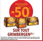 Promo -50% de remise immédiate sur le 2ème sur tout GRIMBERGEN à  dans le catalogue Intermarché Express à Saint-Laurent-du-Var