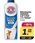 Vollmilch 3,8 % Fett oder Kakao von Bärenmarke im aktuellen Netto mit dem Scottie Prospekt für 1,29 €