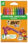12 craies de coloriage couleurs - BIC KIDS en promo chez Intermarché Limoges à 1,39 €