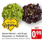 EDEKA Rheinau - Kraussalat Angebot im Prospekt Kraussalat bei EDEKA im Rheinau Prospekt für 0,99 €