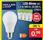Aktuelle Birnen Angebote bei Zimmermann in Bremen Aktuelles LED-Birne E27 Angebot bei Zimmermann in Bremen ab 0,99 €