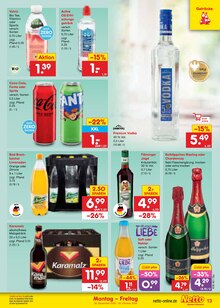 Getränke im Netto Marken-Discount Prospekt "Aktuelle Angebote" mit 72 Seiten (Chemnitz)