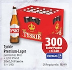 Premium-Lager von Tyskie für 18,99 € bei EDEKA im Angebot Premium-Lager von Tyskie im aktuellen EDEKA Prospekt