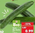 Kaufland Dreetz - Span. Bio-Gurke Angebot im Prospekt Span. Bio-Gurke bei Kaufland im Dreetz Prospekt für 0,99 €