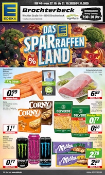 EDEKA Prospekt der Woche "Aktuelle Angebote" Seite 1, 27.10.2025 bis 01.11.2025 für Ladbergen Aktueller EDEKA Prospekt "Aktuelle Angebote" Seite 1 von 15 Seiten für Ladbergen
