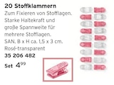 20 Stoffklammern im Angebot bei Tchibo im Supermarkt in Borken 20 Stoffklammern Angebote bei Tchibo im Supermarkt Borken für 4,99 €