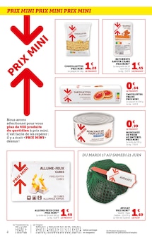 Prospectus Bi1 en cours, "bi1 supermarché", page 2 sur 24
