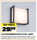 LED-Aussenwandleuchte „Qubo“ Angebote von Lutec bei OBI Heilbronn für 29,99 €